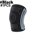 1PC Knee Brace for Men &Women - Adjustable Patella Compression Knee Support for Arthritis,Plus Size Knees Brace Side Stabilizers