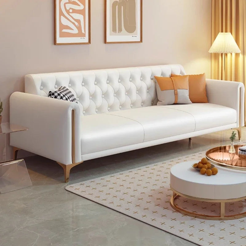 Designer Fancy Sofa Chair Modern Nordic White Lounge Sofa Home Hotel Canape Salon Sofaset Furniture For Living Room