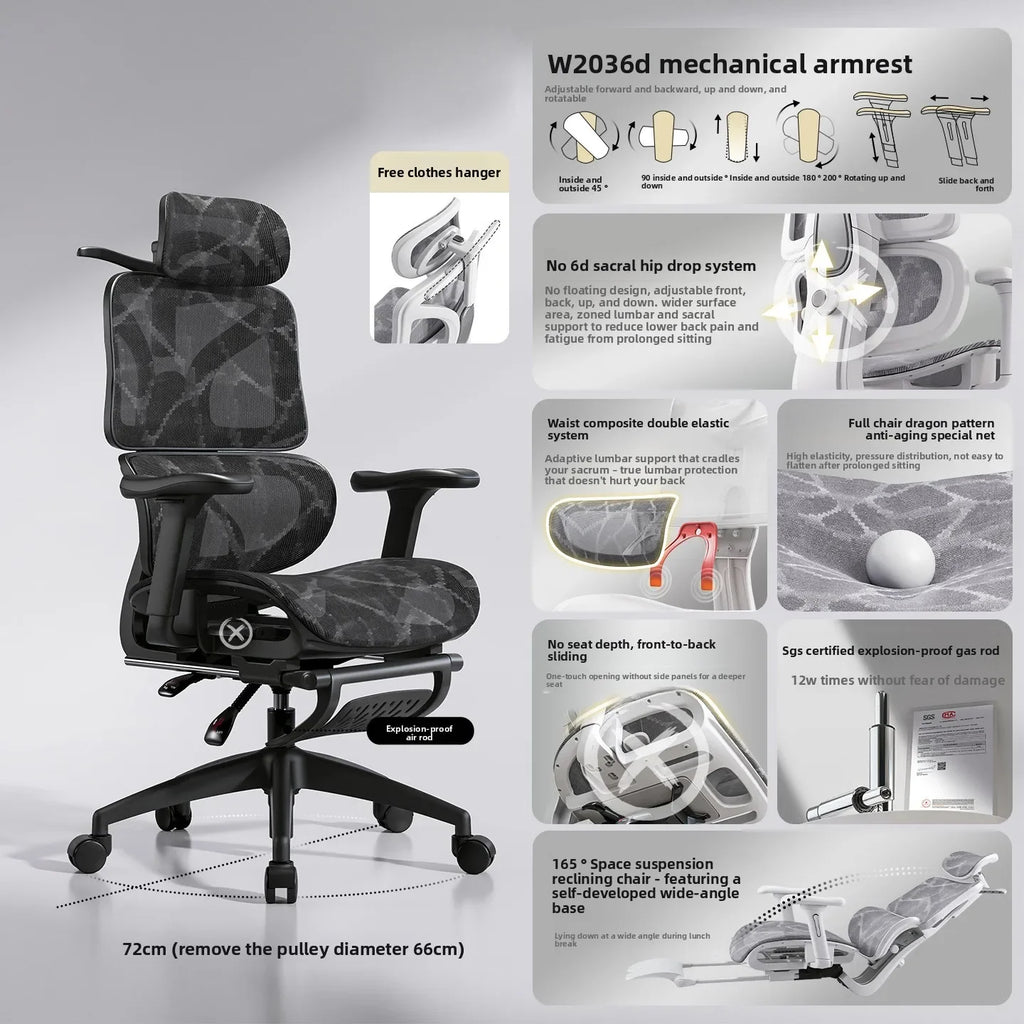 New Ergonomic chair, computer chair, reclining comfort, gaming chair, office chair, reclining seat