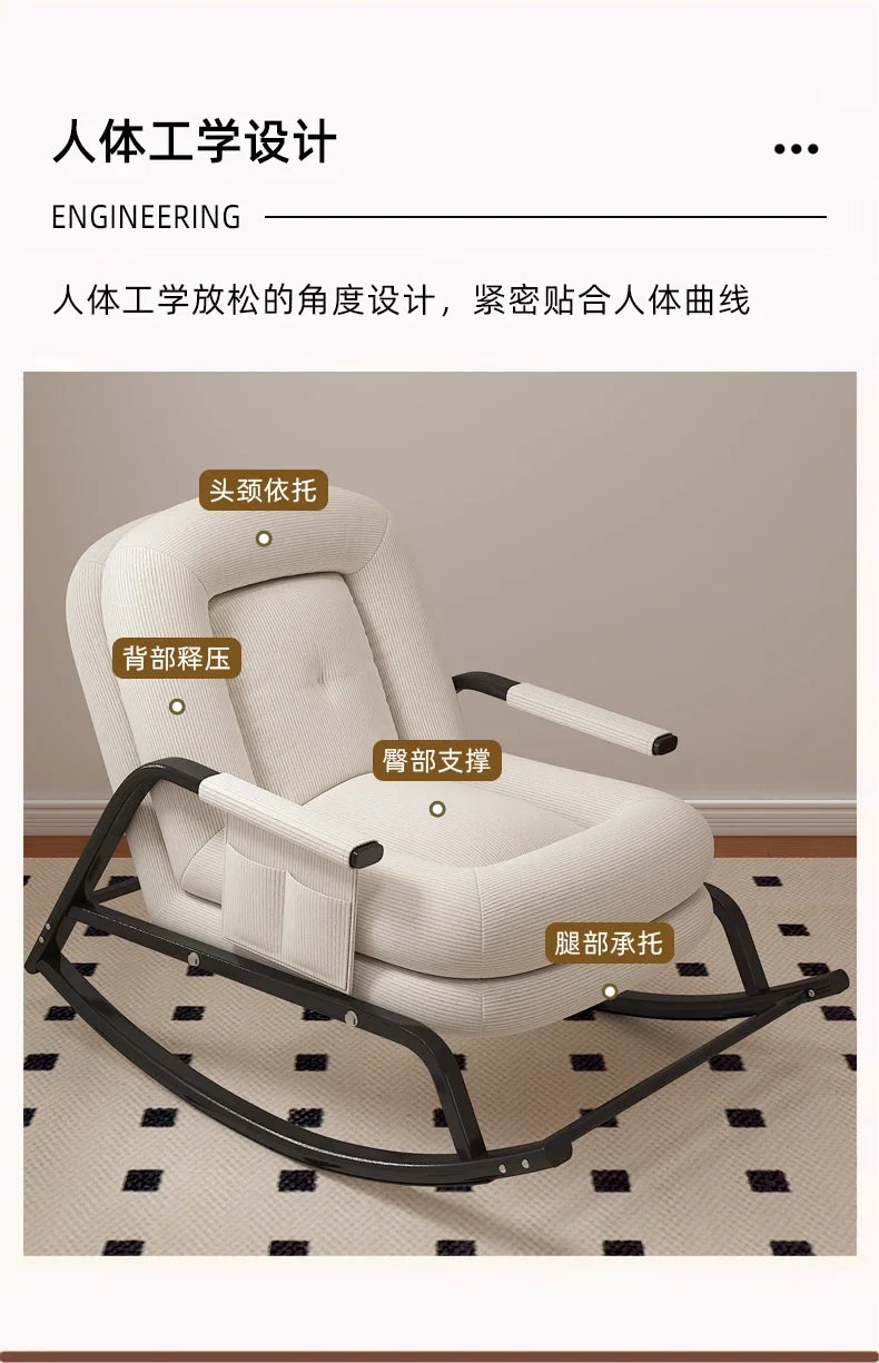Occasional Balcony Living Room Chairs Reading Makeup Outdoor Reading Balcony Relax Chairs Luxury Sex Kitchen Home Furniture