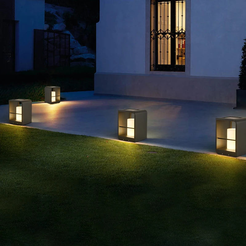 Villa Garden Lawn Light Solar Fashion Outdoor Garden Light Outdoor Landscape Light Waterproof Lawn Light Balcony Floor Light
