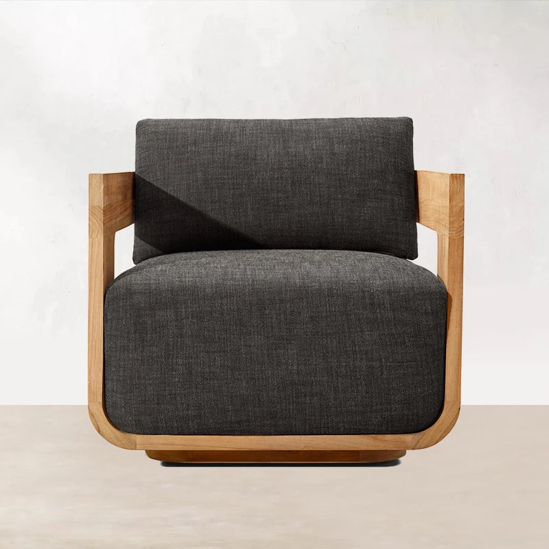 High-End Teak Solid Outdoor Furniture Direct Sales From Manufacturer For Garden Sofa Courtyard Park Hotel Leisure Villa