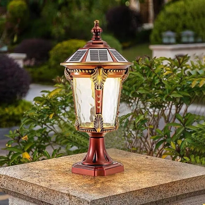 The lamp pole is waterproof IP65 LED solar courtyard