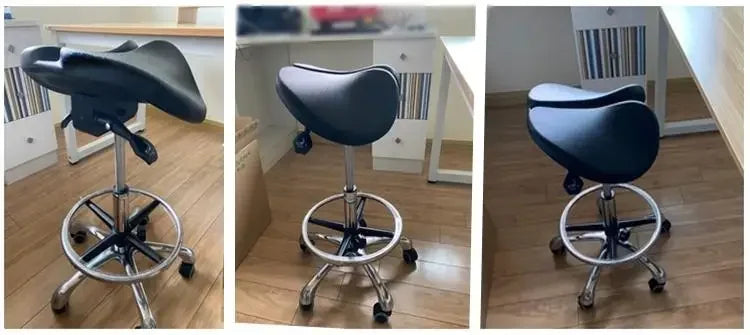 Saddle chair  dentist's horse riding chair specialized foot controlled lifting and lowering for cosmetic operating rooms