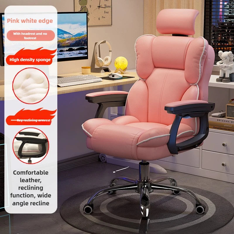 Mobile Ergonomic Office Chair Recliner Computer Bedroom Accent Office Chair Gameing Study Sillas De Oficina Office Furniture