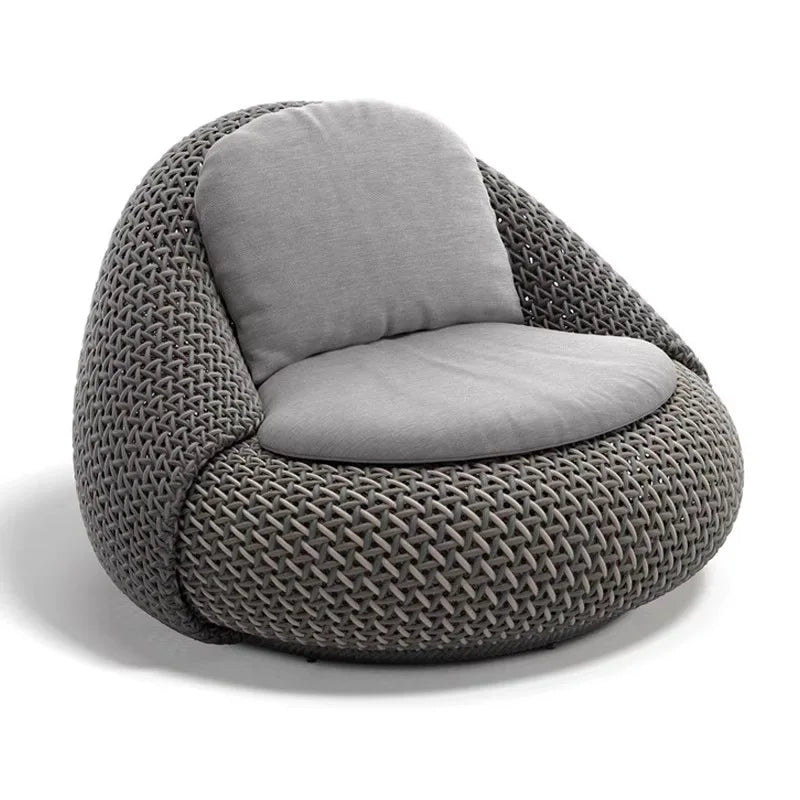 Outdoor rattan sofa B & B terrace balcony rain and sun protection coffee table combination villa garden furniture outdoor