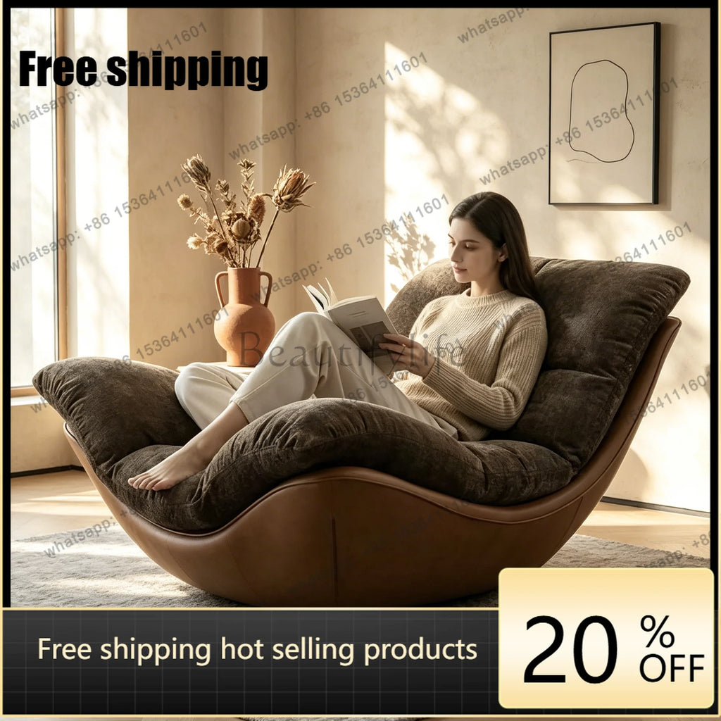 XX Nordic Creative Modern Simple Living Room Leisure Chair Bedroom Premium Sofa Chair