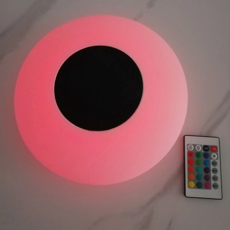 Waterproof Solar Swimming Pool Lights, Glowing Float, Outdoor Lighting, Pond, Garden Lamp Ball, 16 Colors, D25 cm, IP68