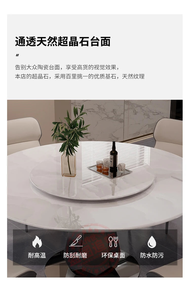 Hot sales Writing Office Dining Table Lounge Camping Balcony Nordic Makeup Outdoor Round Dining Table Restaurant Mesa Kitchen Fu