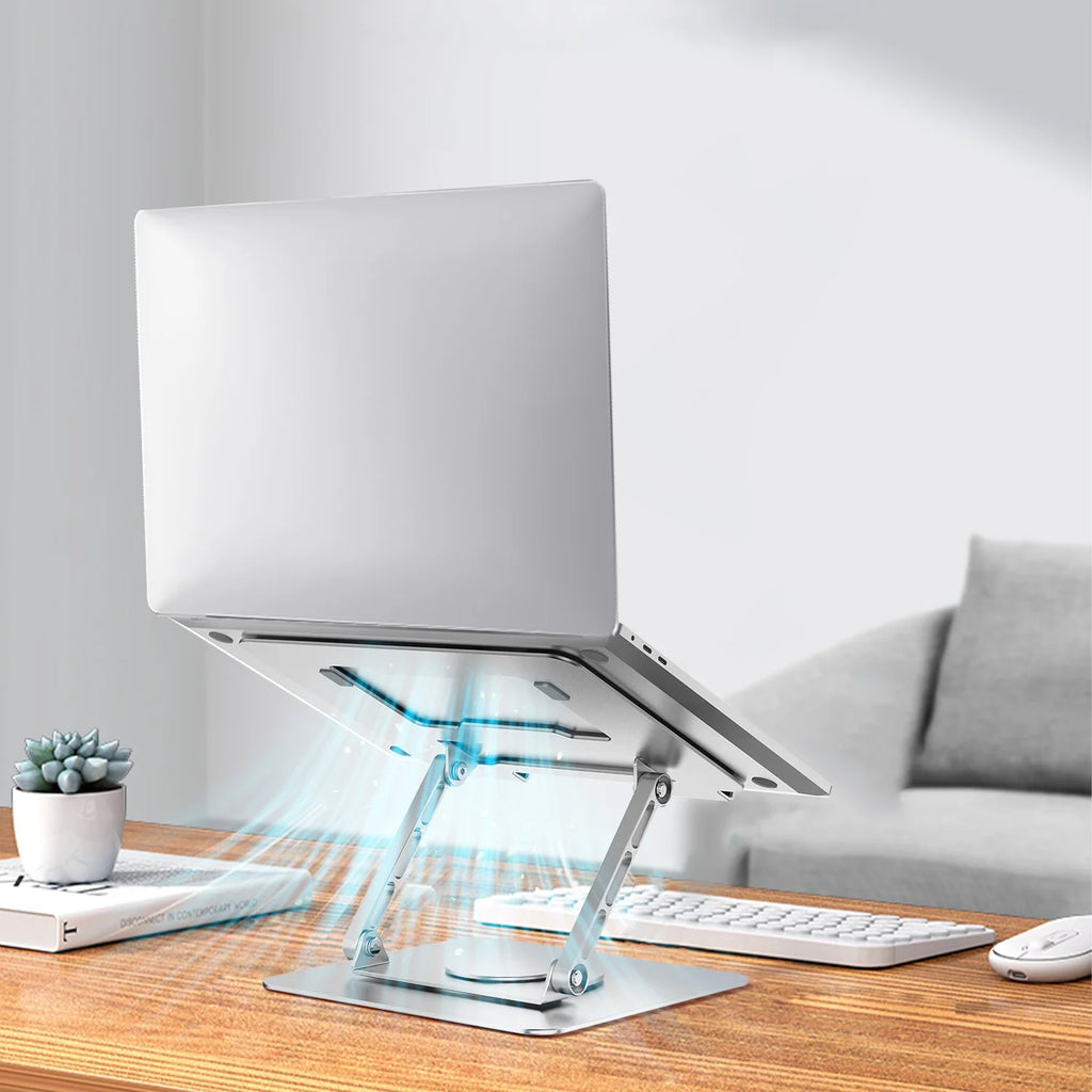 Foldable Laptop Stand Notebook Holder Vertical Aluminium Adjustable Portable Laptop Table Stand for Macbook Tablet Accessories