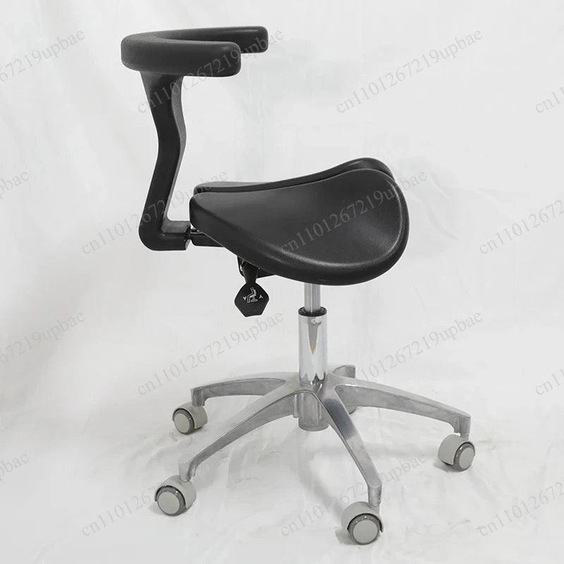 Dental Saddle Stool Ergonomic Orthopedic Chair Height Adjustable with Silent Wheels for Salon Clinic Spa Doctor