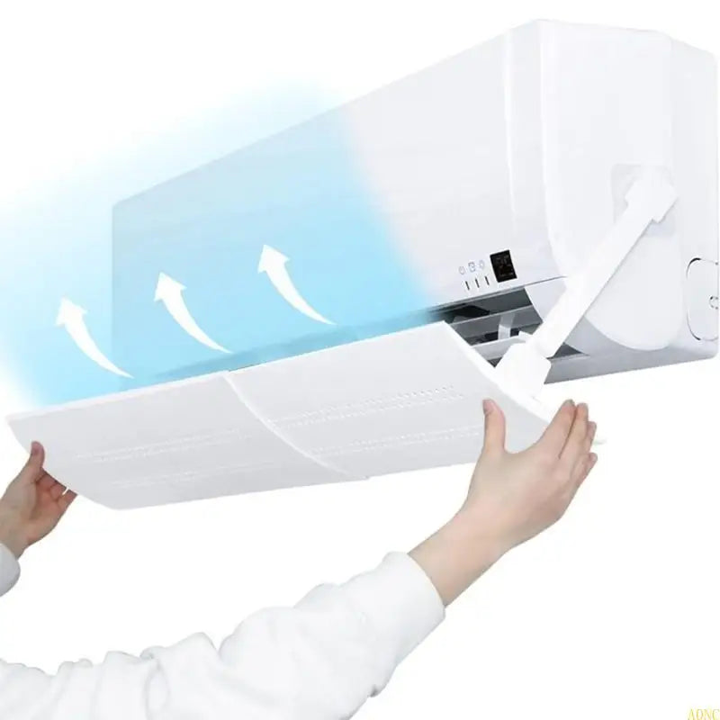 A0NC Adjustable Air Conditioning Wind Deflector Baffle Dust Cover Anti Direct Blowing