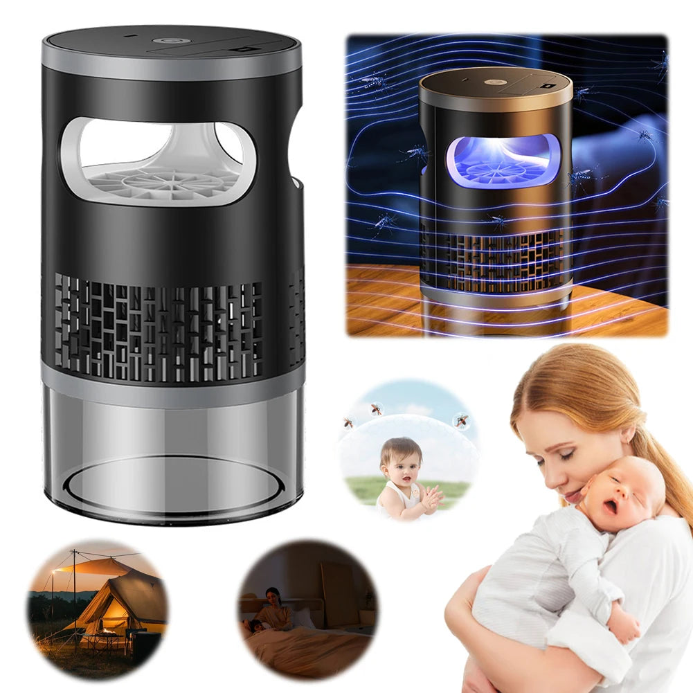 Electric Mosquito Zapper Rechargeable Electric  Zapper Light with LED Night Light Insect Trap for Home Patio Backyard Camping