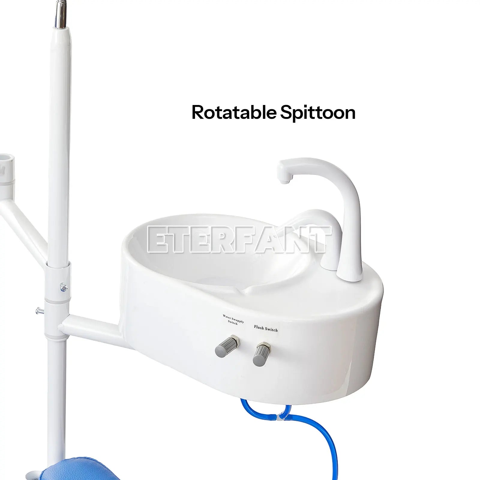 Dental Mobile Chair Black/Blue/Folding Chair with LED Light+Turbine Unit 4H PU/3Layer Trolley Cart Tool Mobile ABS with Socket