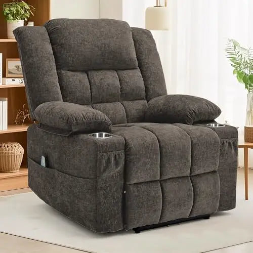 Recliner Chair,Rocking Chair with Massage and Heat,360° Swivel Recliner Chairs for Adults,for Bedroom,Nursery,Living Room Chairs