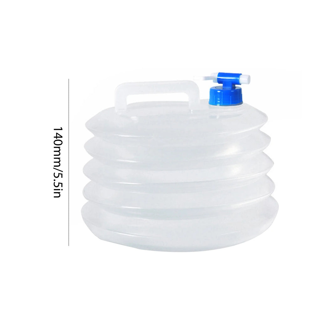 5/10/15L Camping Water  PE Foldable Camp Picnic Water Tank Portable Collapsible Large Capacity for Outing Self-driving
