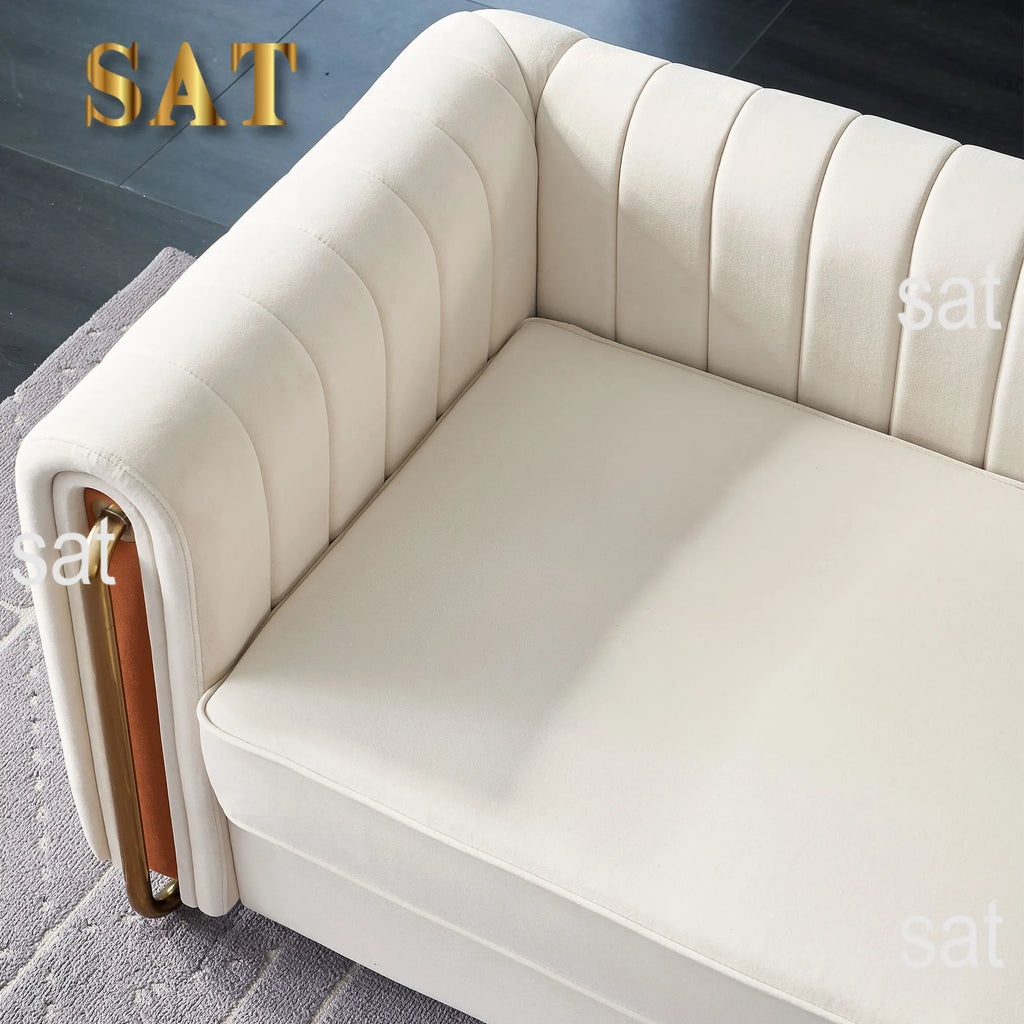 #High-End Luxury Velvet Sofa Set For Living Room Hotel Villa Sectional Convertible For Apartment Use