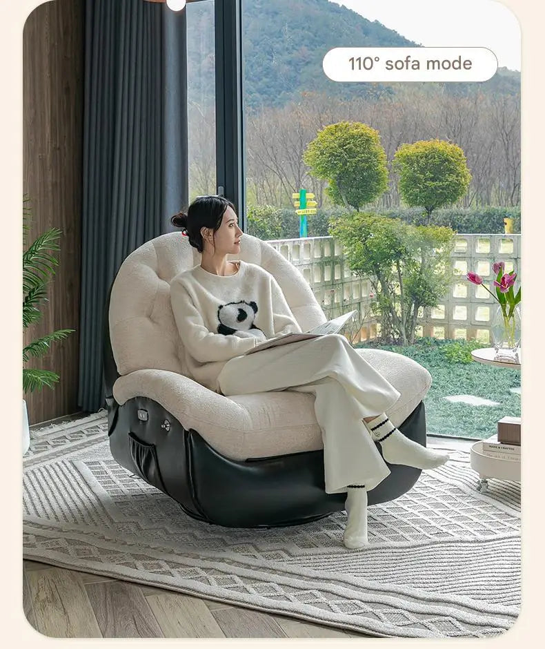 Designer Relax Massage Living Room Chairs Balcony Reading Swivel Comfortable Massage Ergonomic Fauteuil Lounge Suite Furniture