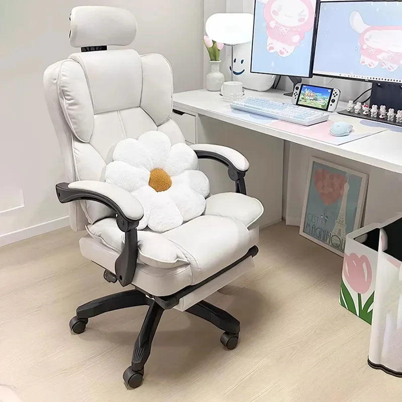 Modern Leather gaming chairs Folding Rolling Relax Gamer Chair Adult Nordic Folding Bed For Sleeping Furniture Entrance Hall