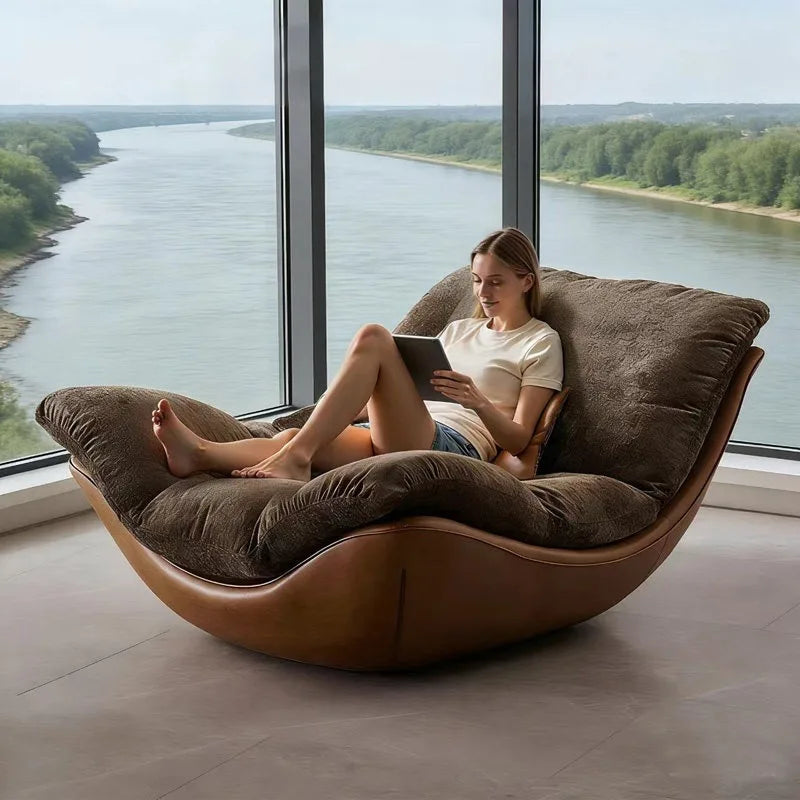 Office Home Balcony Leisure Chair Living Room Single Lazy Sofa Chair