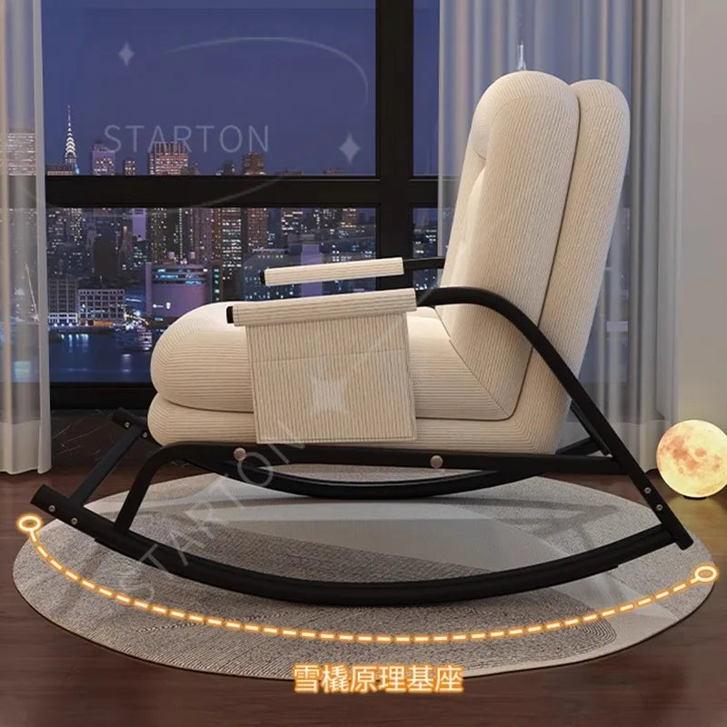 creamy style dog house rocking chair, single lazy person, home small sofa,Swinging chair, lounge chair, adults can sleep