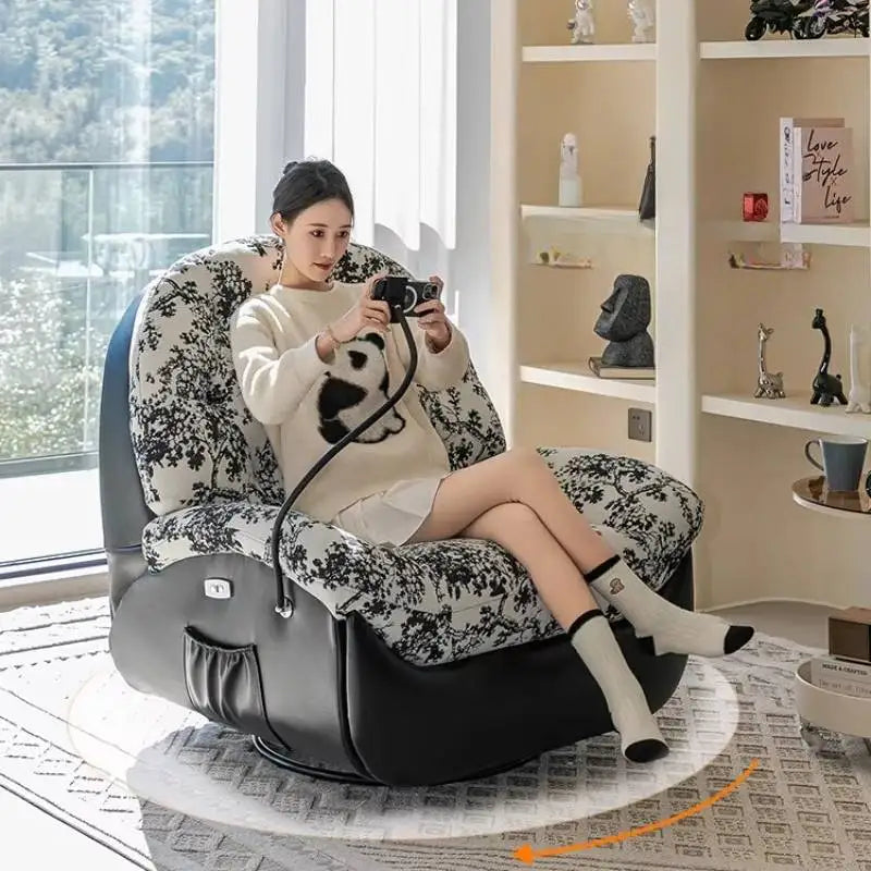 Terrasse Bedroom Living Room Chairs Lounge Relax Cozy Balcony Recliner Chair Accent Designer Mobili Per Il Soggiorno Furniture