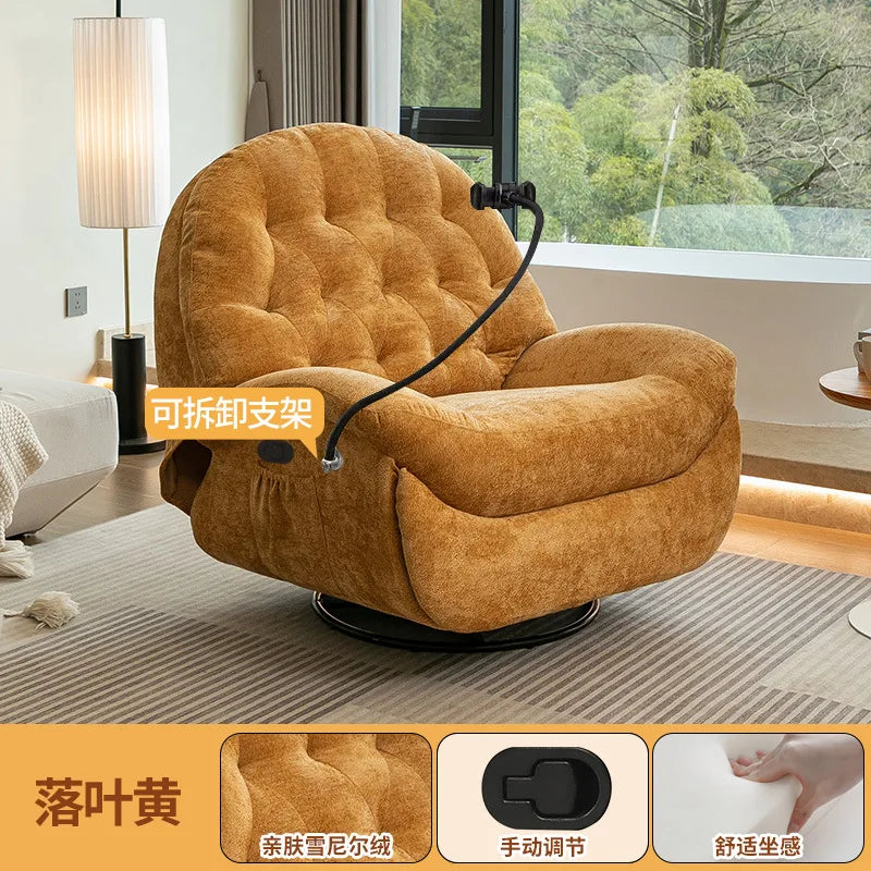 Multifunctional lazy sofa first class  living room sofa chair sleeping recliner electric single Internet celebrity