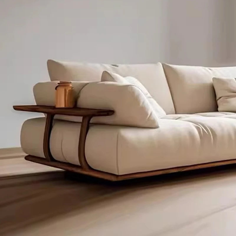 Beige Puff Living Room Sofas Designer Vintage Two Person Single Living Room Sofas Floor Modern Divano Moderno Furniture Home
