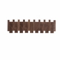 New Wall Mounted Wood Coat Racks with 8 Hooks Piano Key Shaped Hats Organizer Art Entry Door Porch Hanging Hook Keys