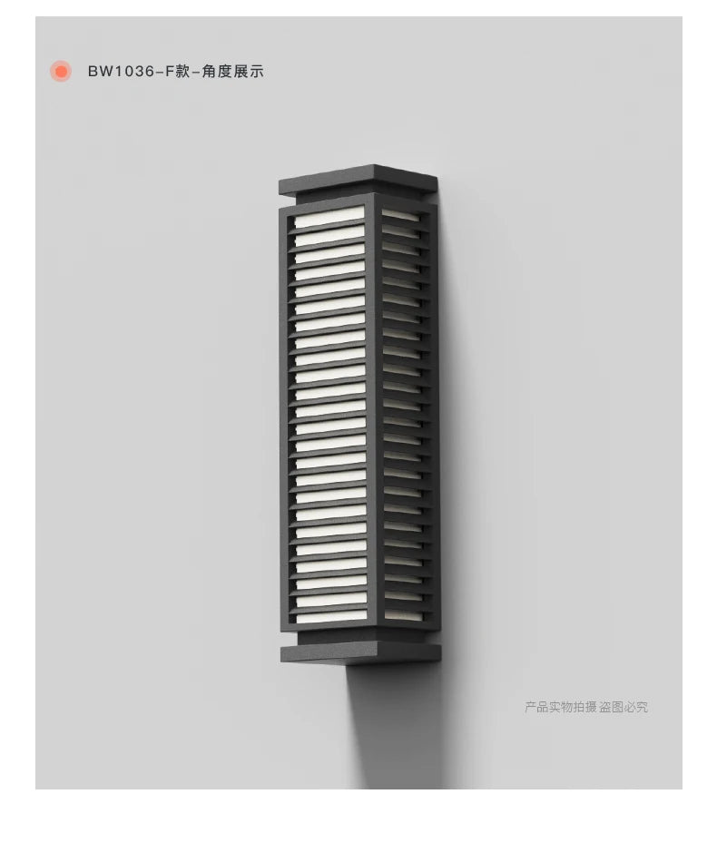 Luminaire Garage Pathway Outdoor Stainless Steel Wall Light LED Cubical Black Lighting Fixture Waterproof Anti Rust Sconce