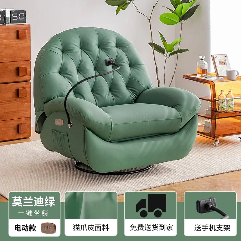First-class space capsule sofa electric multi-functional living room rocking chair leisure lazy balcony single modern simple sma