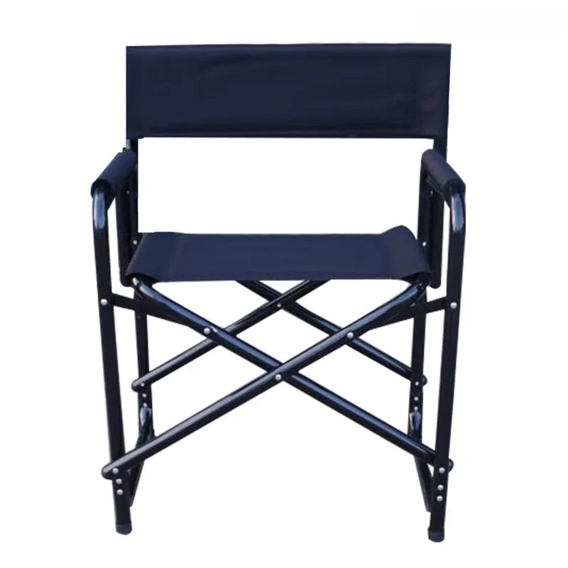 Aluminum Alloy Director’s Chair with Side Table, Portable Folding Fishing Stool, Relaxing Laptop Desk, Outdoor Picnic Gear