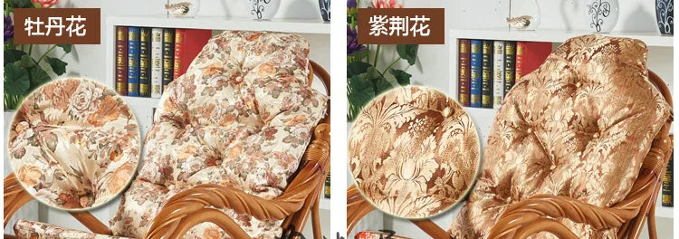 Rattan chair, rocking chair for the elderly, rocking chair for the lazy on the balcony, reclining chair, nap chair