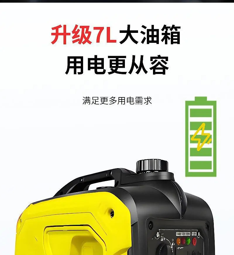 Small   generator 220v household 3KW2/4kW silent inverter RV portable outdoor