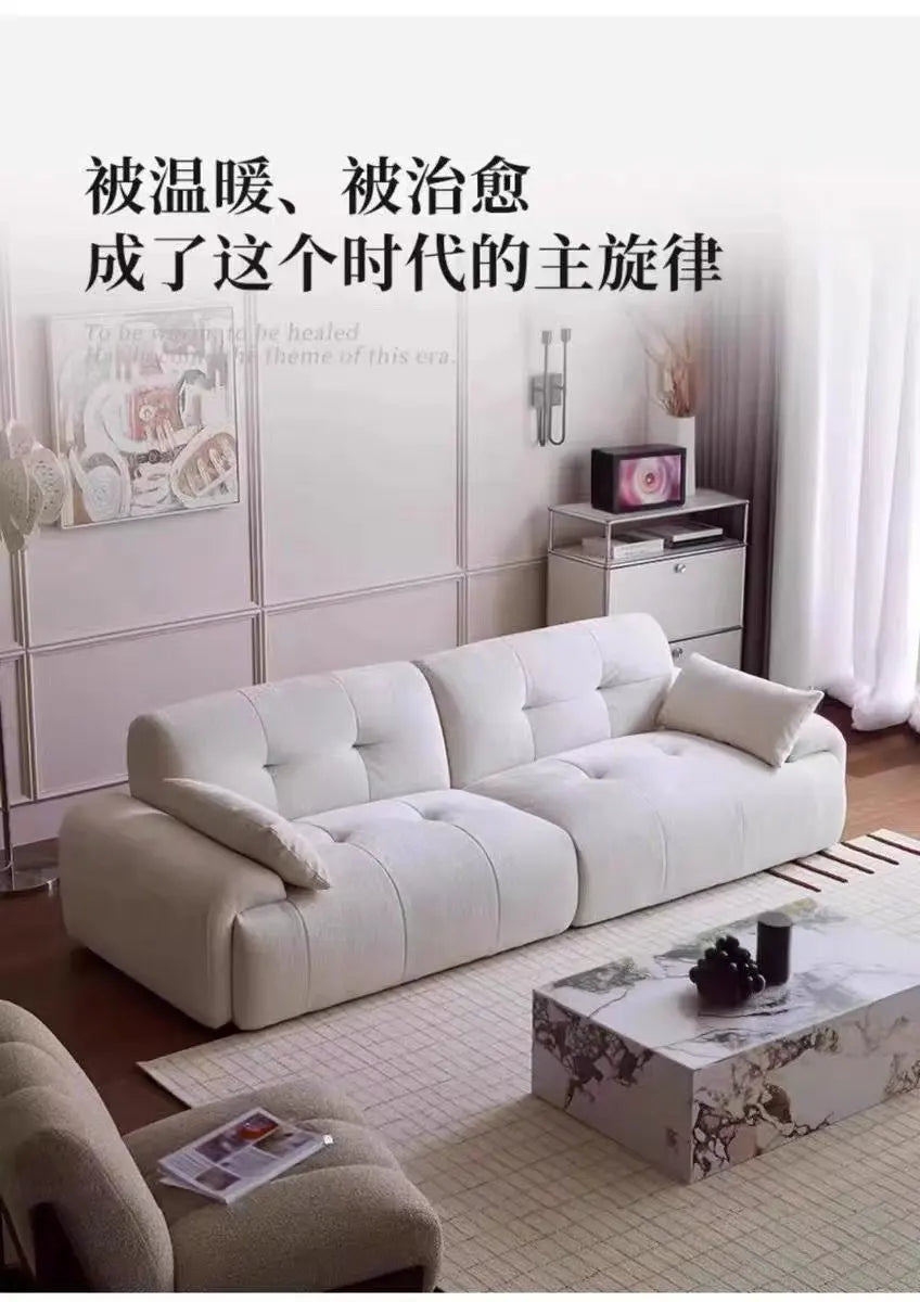 Italian Modern Living Room Sofas White Velvet Luxury Loveseat Living Room Sofas Togo Soft Muebles De Sala Furniture Home
