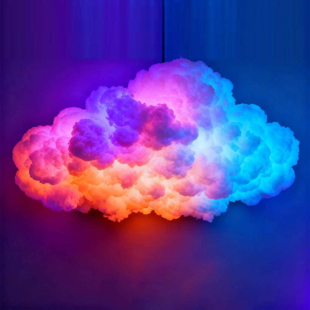3D Big Cloud Lightning Light USB-Powered LED Cloud Light for Adults Kids Bedroom Home Decor