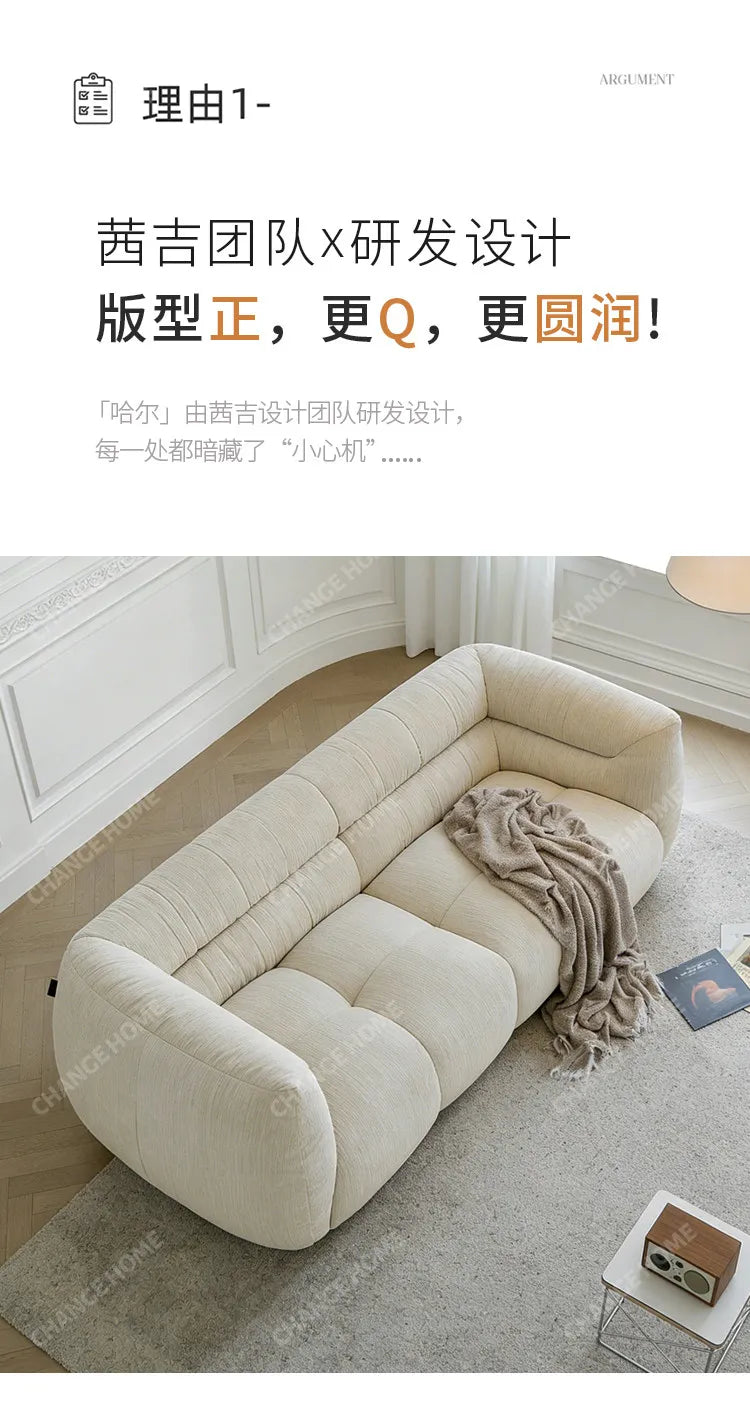 Chenille Fabric Sofa Modern Fashion Minimalist Lounge Couch Luxury Modern Full Size Frame Hotel Couch Furniture Living Room