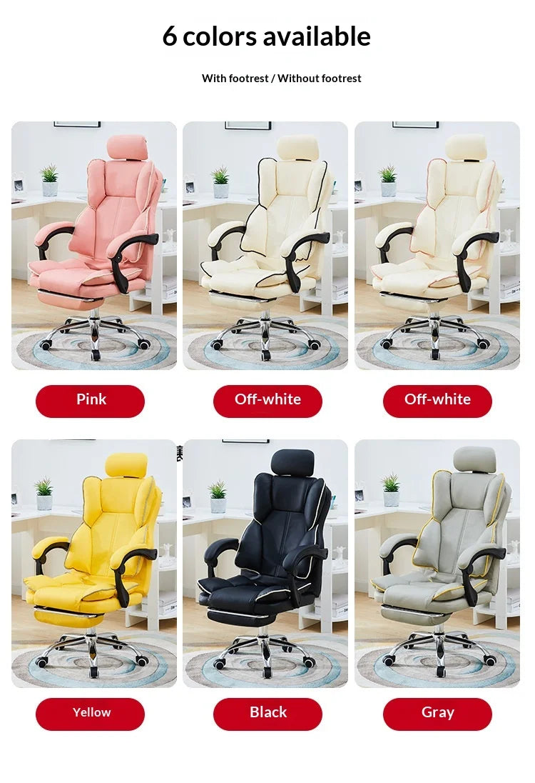 Ergonomic Gaming Office Chair Desk Lumbar Support Reclining Adjustable Headrest Breathable Mesh Home Student Dorm Sillas Cadeira