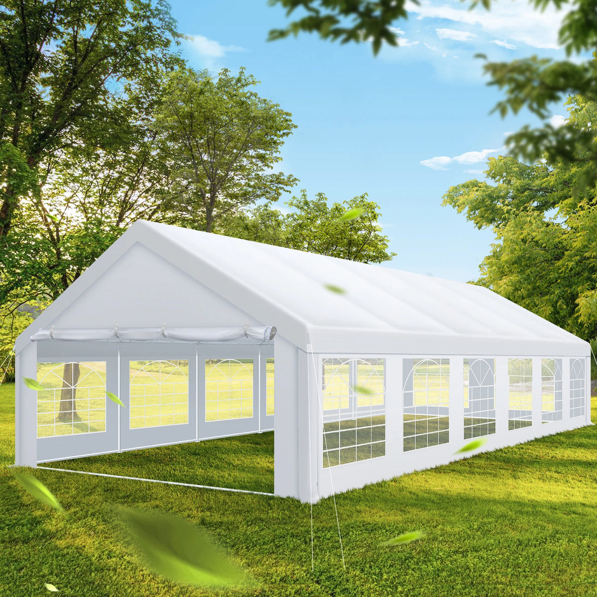 20×40FT Party Tent Heavy Duty, Wedding Tent, Event Tent for Parties, with 8 Removable Sidewalls,20×40FT Tent Carpas Para Fiestas