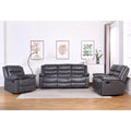 PU leather sofa metal frame couch 3+2+1 sectional sofa