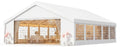 20x30 Party Tent,Heavy-Duty Canopy Tents for Parties Weddings Events Removable Sidewalls,Roll-up Door,Waterproof, Customized