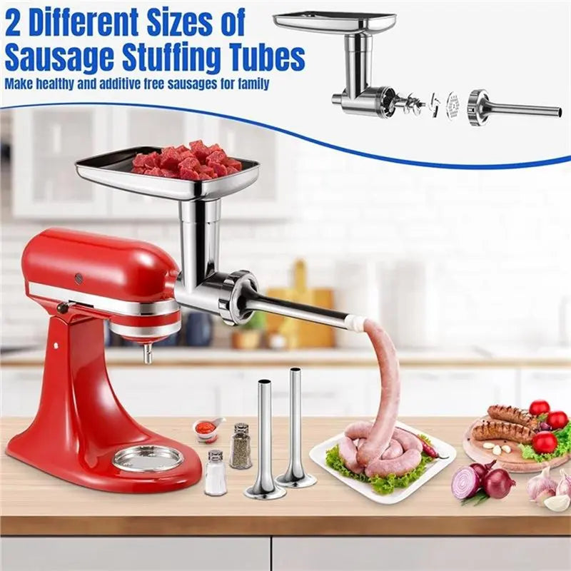 A29R Stainless Steel Durable Grinder Attachment For Kitchenaid Stand Mixer-Meat Grinding Accessories