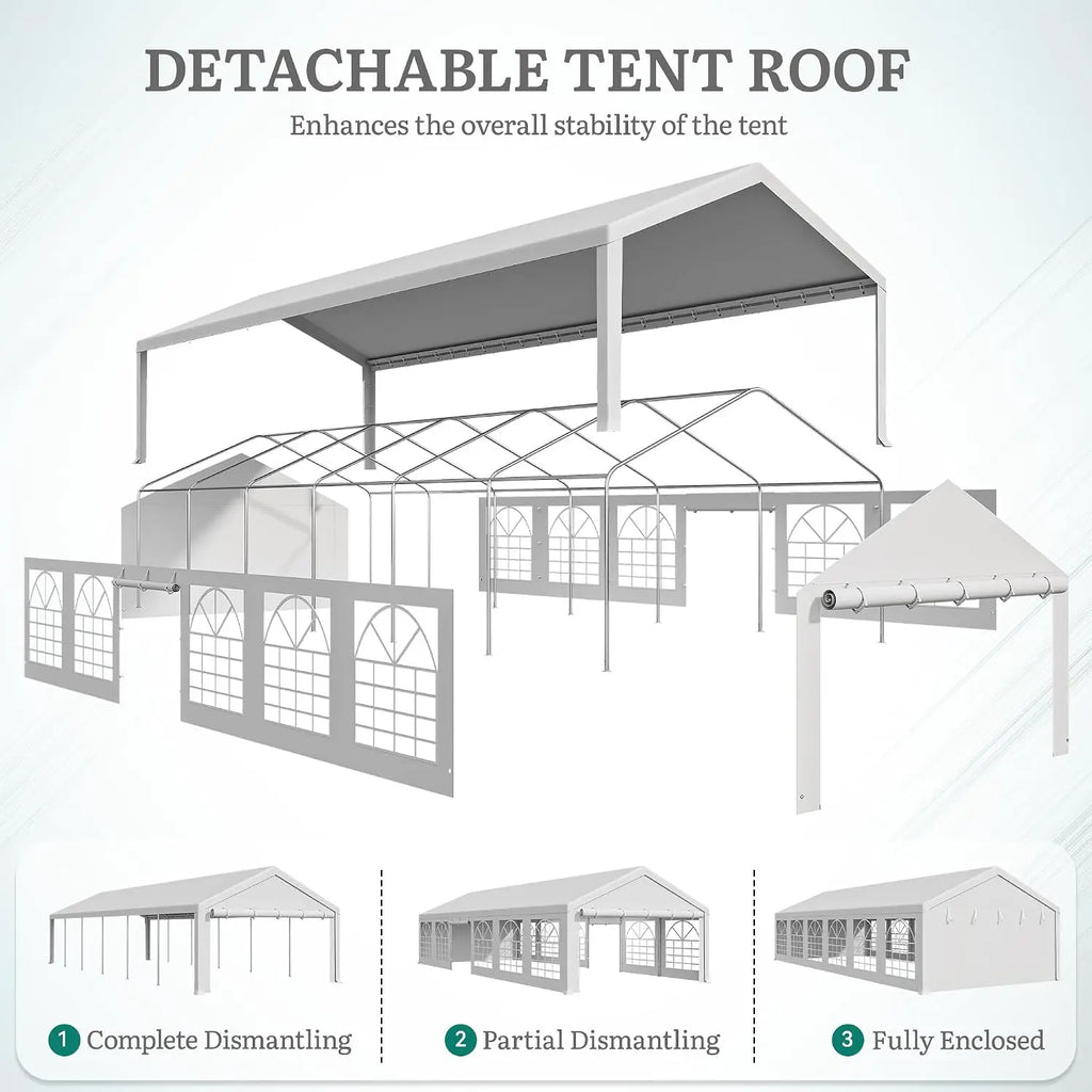 20x40FT Heavy Duty Large Party Tent Tent Standard Series, Customized