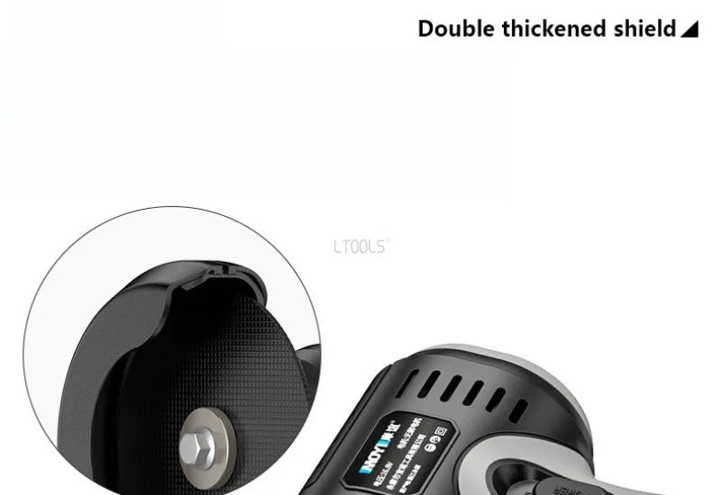 Self-locking Brushless Angle Grinder 16.8V Mini Lithium Battery Cutting Machine Double Thickened Shield Electric Angle Grinder