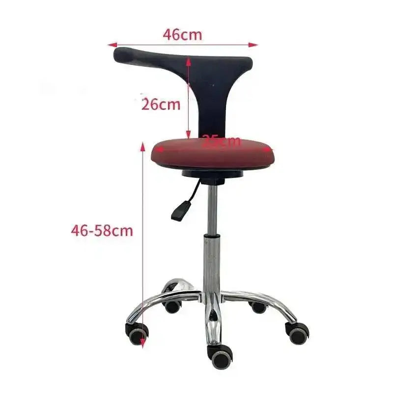 Hair Luxury Braiding Salon Chair for Makeup Ergonomic Waiting Barberia Cosmetic Saloon Wheel Beauty Barber Hairdresser Toilet