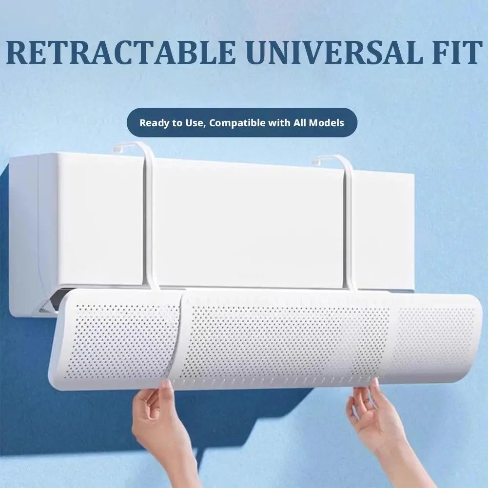 Air Conditioner Wind Deflector Retractable Wall Mounted Air Conditioner Universal Air Guide Plate For Infants And Young Children