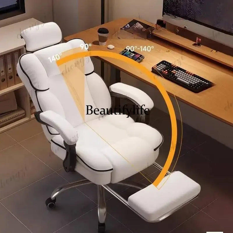 A68Designer Upgrade Office Chair Nordic Modern Swivel Oversized Ergonomic Computer Chair Comfortable Cadeira Office Furniture