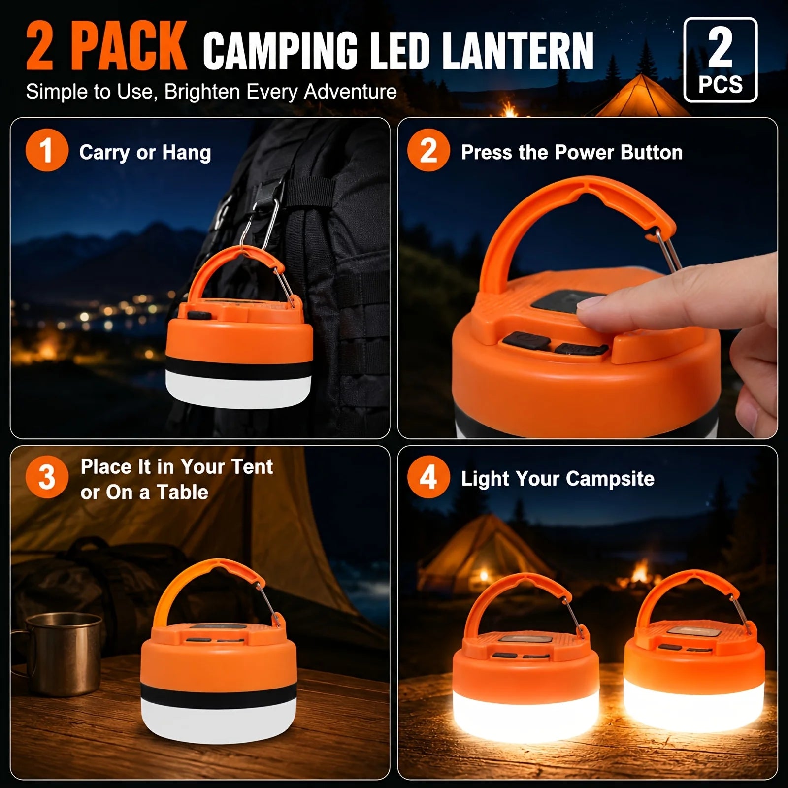 Buy One Get One Free, Total Of 2pcs. Multifunctional Solar LED Flashlight with COB Side Light, USB Rechargeable Handheld Searchlight with Power Display, Portable Emergency LanternFor Camping, Hiking, Father'S Day Gift