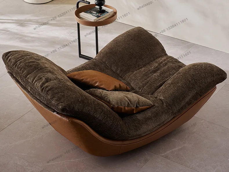 Nordic creative modern minimalist living room leisure chair sofa lazy sofa bedroom senior chair