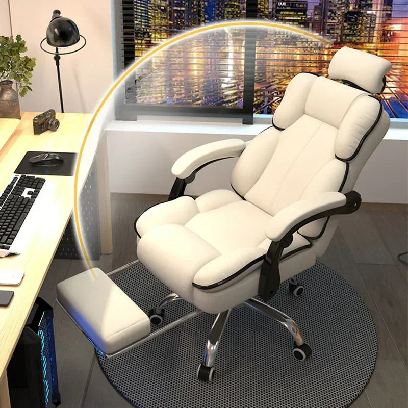 Comfortable Footrest Office Chair Gamer Bed Pc Room Game Relaxation Armchair Chaise Design Home Furniture Cadeira Swivel Meeting